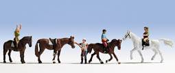 Noch Horses and Riders (4) Figure Set N36630