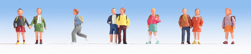 Noch Children (9) Figure Set N36809