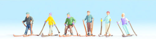 Noch Skiers (6) Figure Set N36828