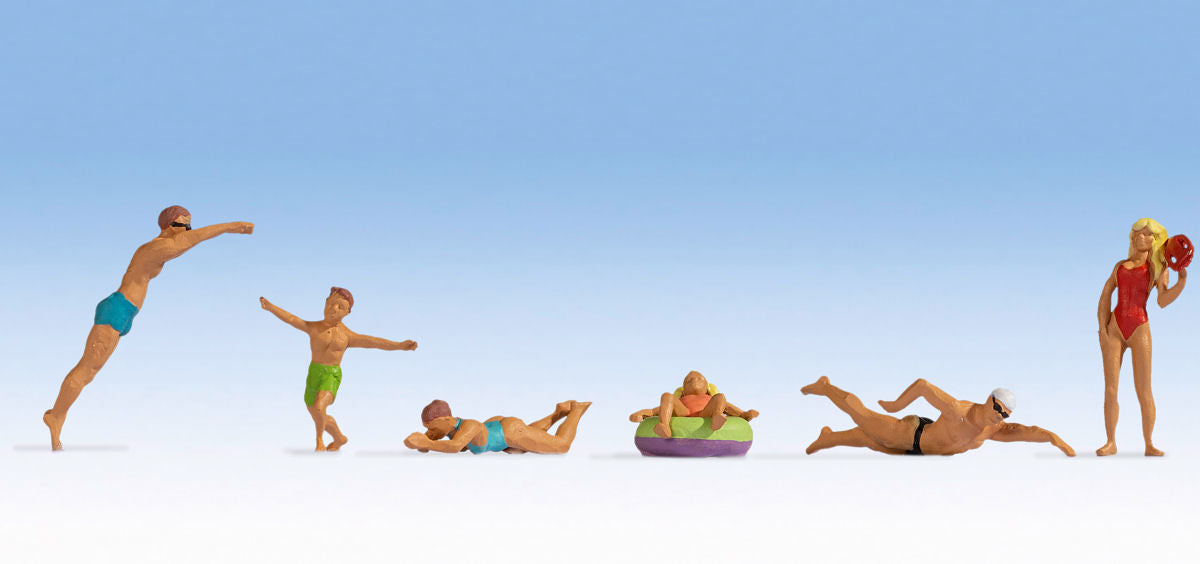 Noch Bathers (6) Figure Set N36849