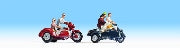 Noch Motorcyclists (2x2) Figure Set N36905