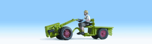 Noch Two Wheel Tractor with Figure N37750