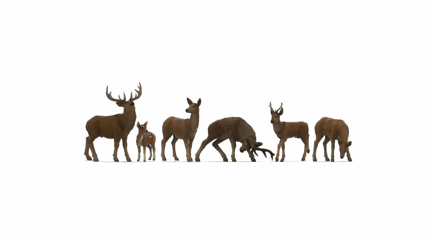 Noch Deer (6) Figure Set N44541