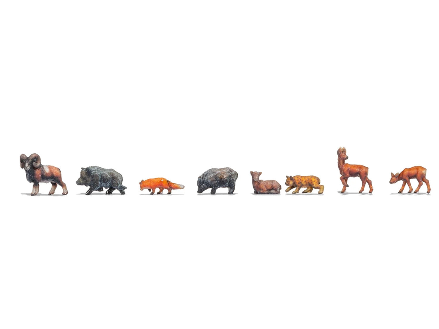 Noch Forest Animals (8) 3D Master Figure Set N44543