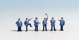 Noch German Station Staff (6) Figure Set N45280