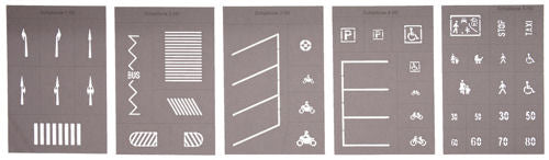 Noch Street Marking Templates (5) N48600