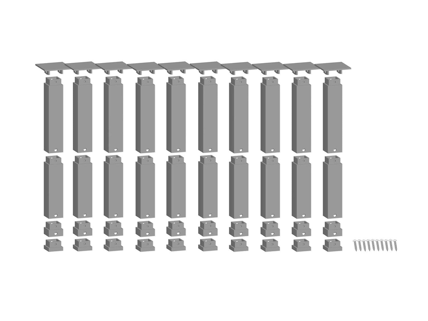 Noch Easy-Track Top Pillar Set (10) N53942