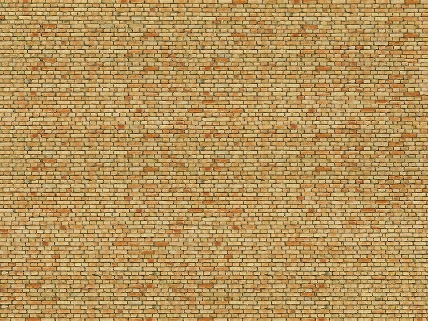 Noch Yellow Brick 3D Cardboard Sheet 25x12.5cm N56613