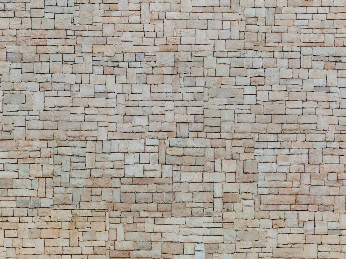 Noch Beige Limestone Wall 3D Cardboard Sheet 25x12.4cm N56642