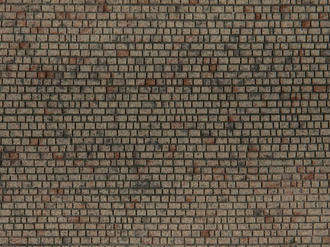 Noch Ashlar Masonry 3D Structured Walling 28x10cm N60372