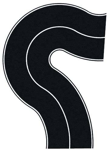 Noch Country Road Universal Curve 6.6cm N60707