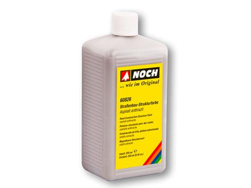 Noch Road Construction Asphalt Anthracite Structure Paint(250ml) N60826