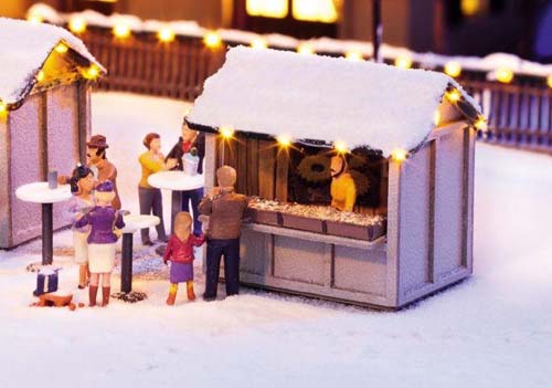 Noch At the Christmas Market Scenery Set N65610