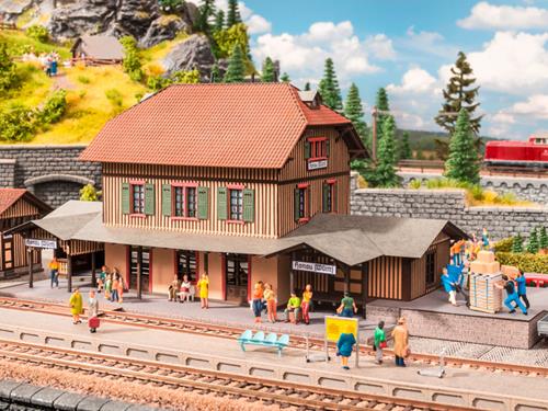 Noch Honau Station Laser Cut Structure Kit N66007