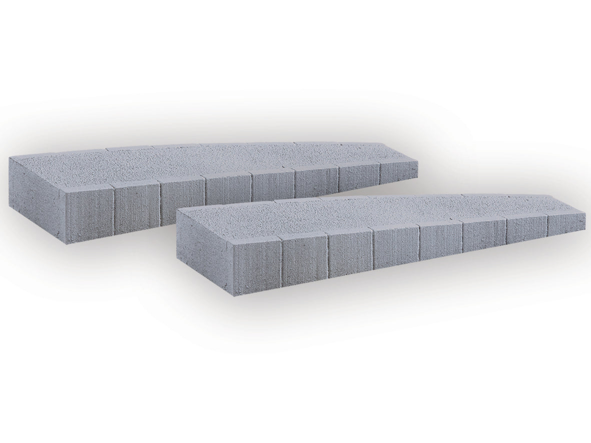 Noch Curved Hard Foam Platform Ramps (2) N66018
