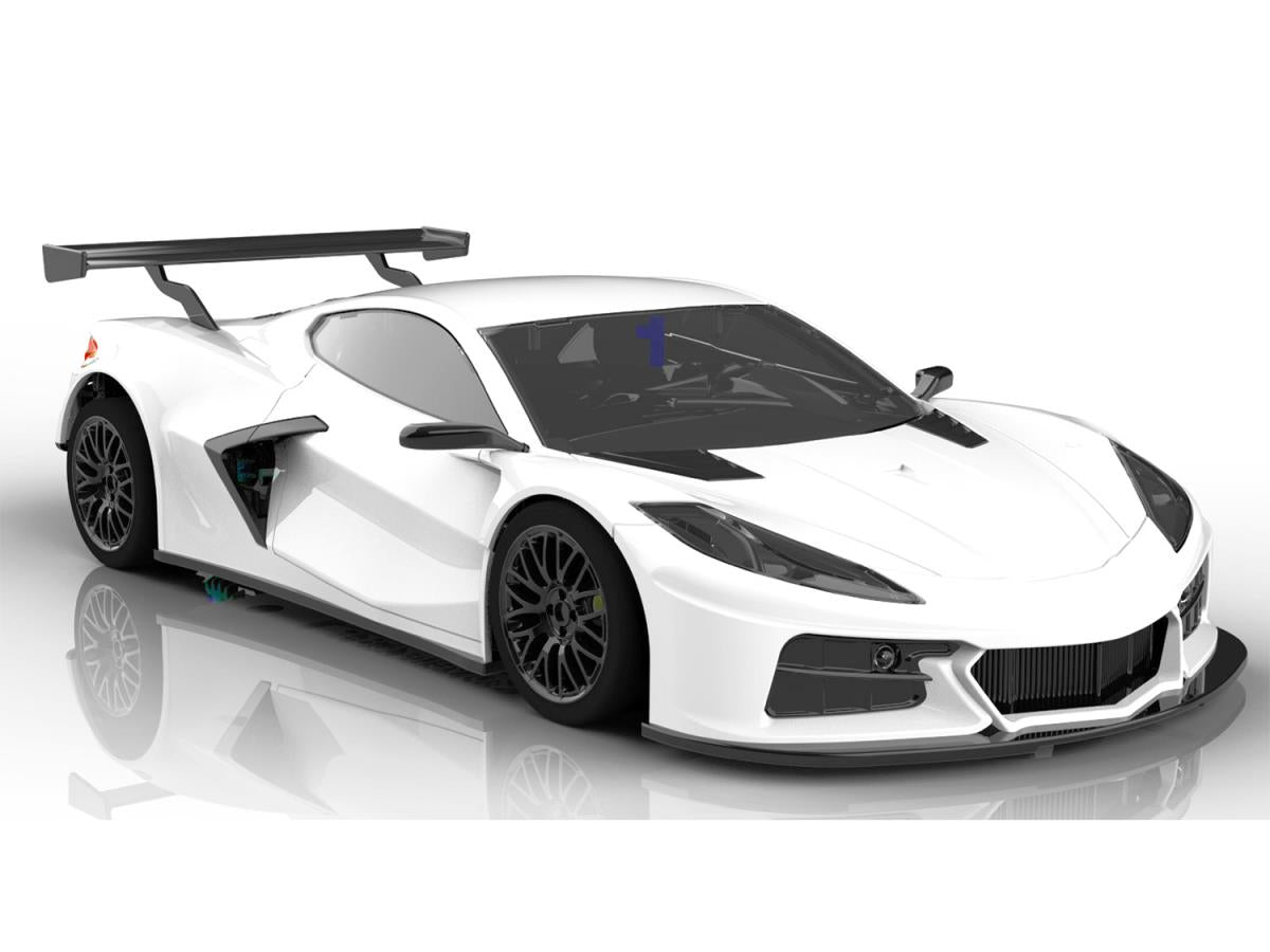 NSR Corvette C8R Test Car White AW NSR0394AW