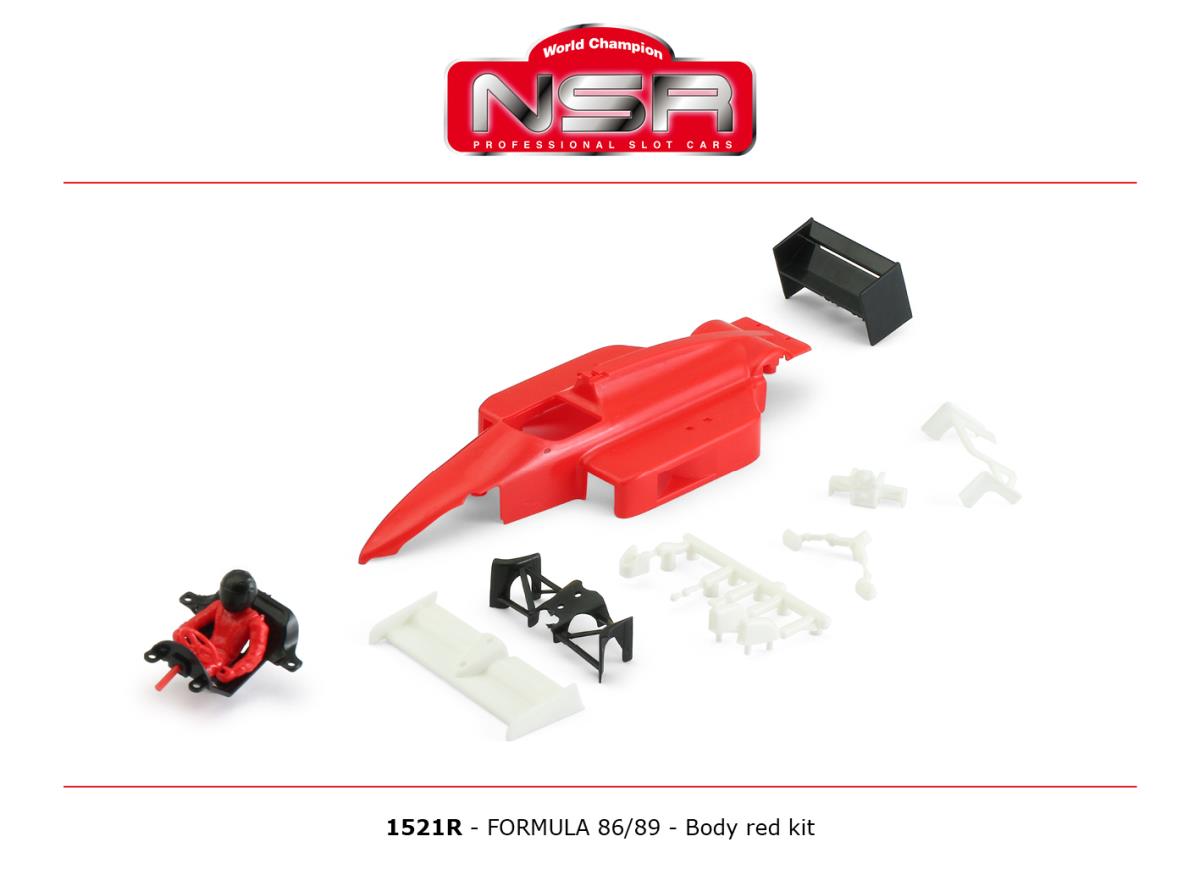NSR Formula NSR 86/89 Body Kit Red NSR1521R