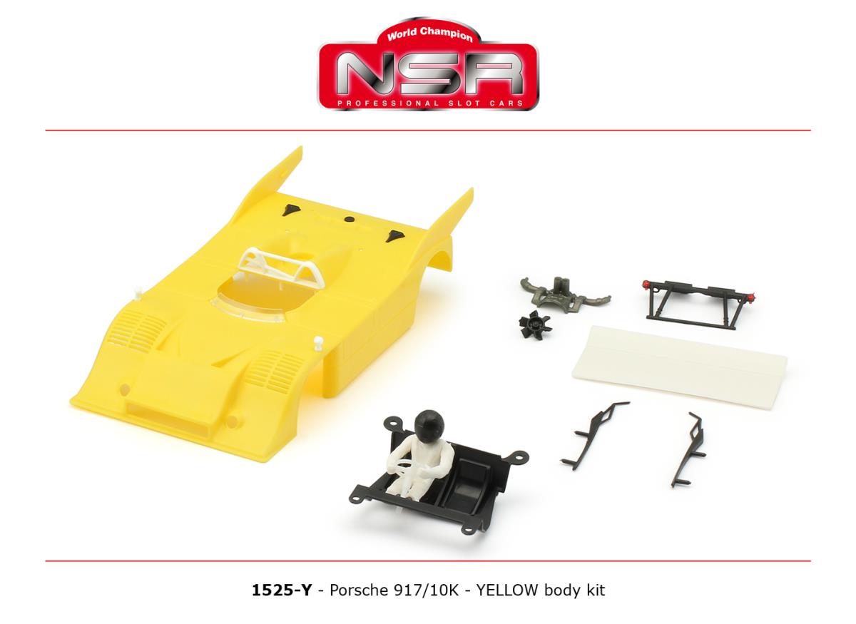 NSR Porsche 917/10K Body Kit Yellow NSR1525-Y