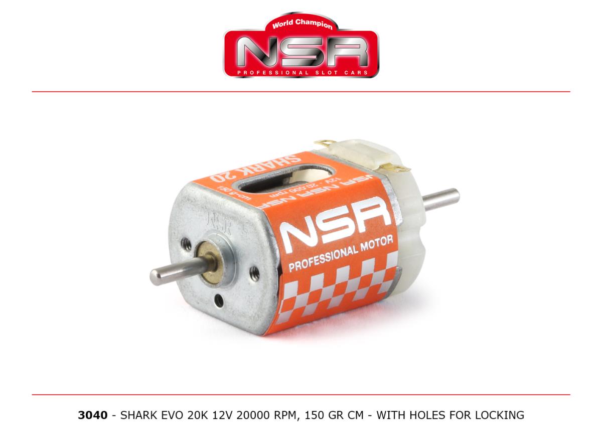 NSR Shark EVO 20k 12v 20000rpm 150g-cm w/Locking Holes NSR3040