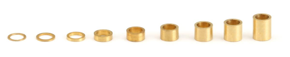 NSR Axle Spacers 3/32 .005 Brass (10) NSR4810