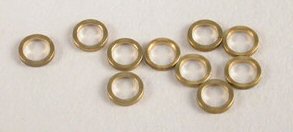 NSR Axle Spacers 3/32 .020 Brass (10) NSR4812
