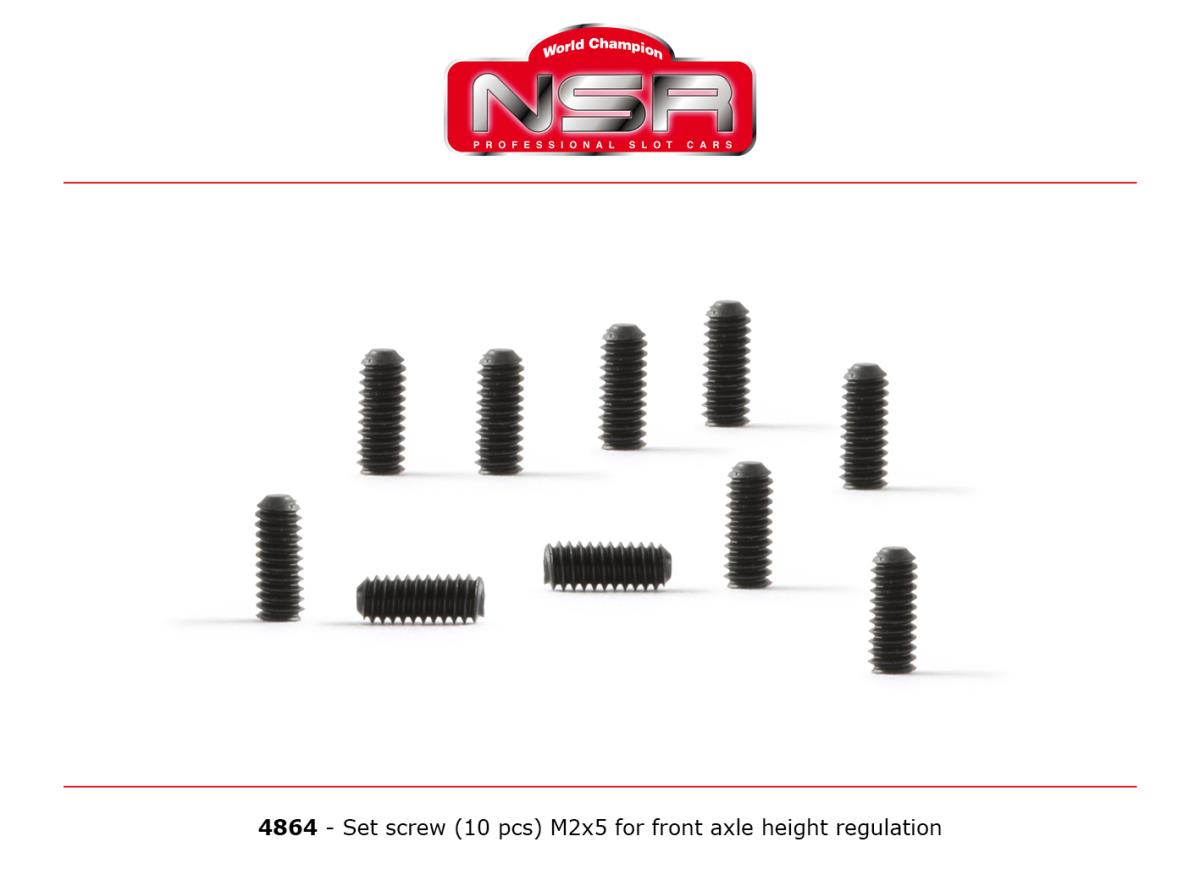 NSR Set Screw M2 x 5 for Front Axle Height Regulation (10) NSR4864