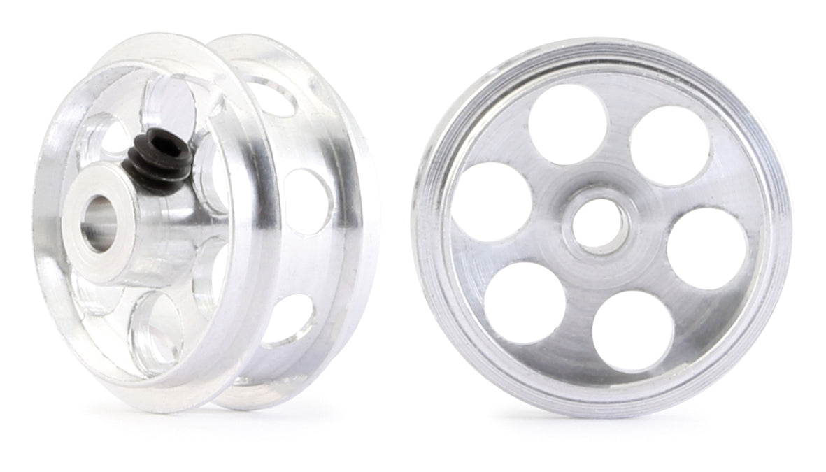 NSR 3/32 Aluminium Wheels Front 16.5mm Diameter w/Air (2) NSR5010