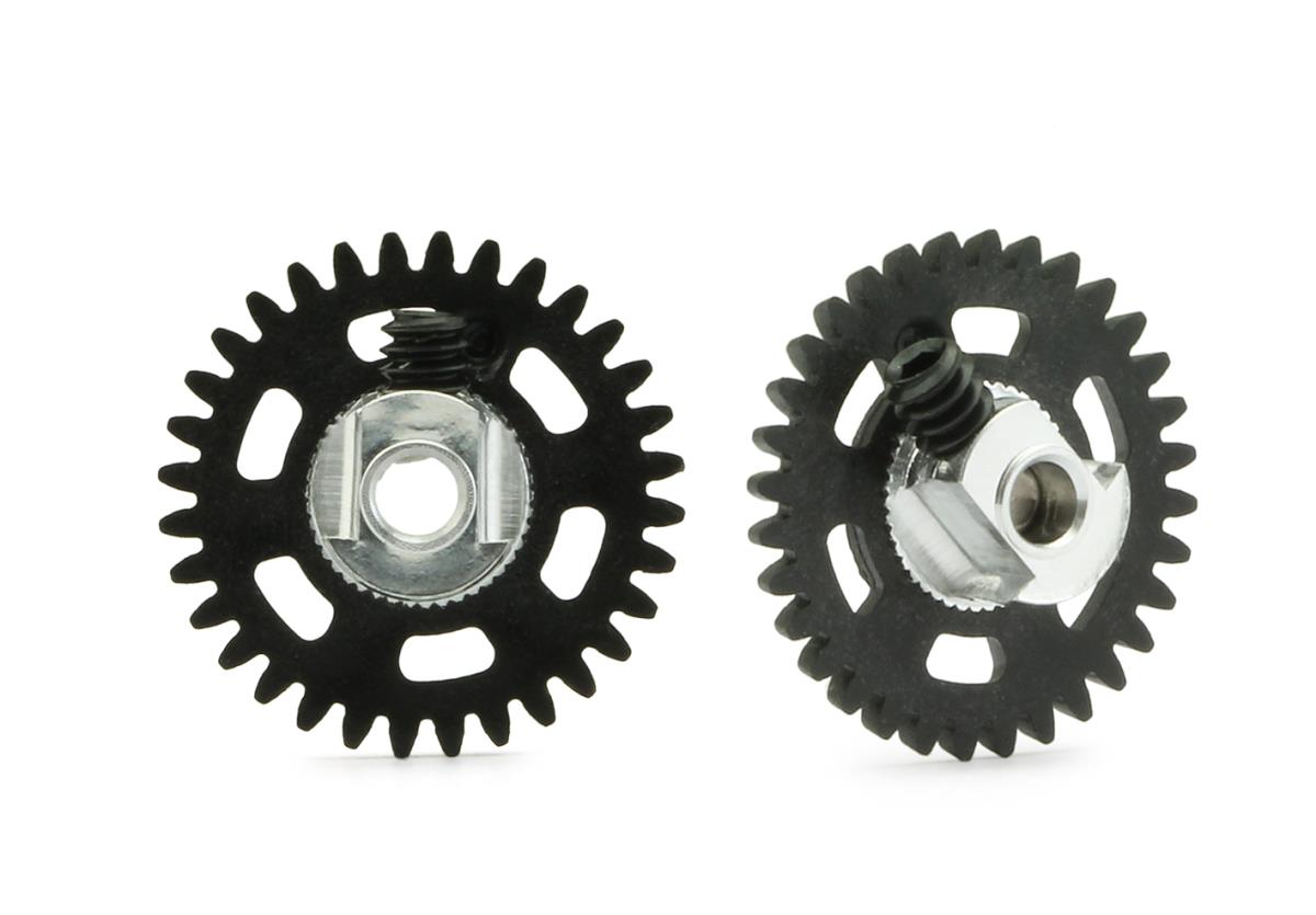 NSR 3/32 AW Soft Plastic Gear 32t Black Dia.16mm EVO NSR6632EVO