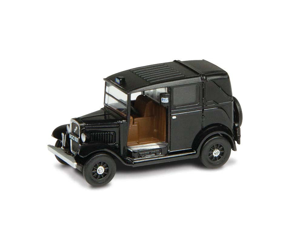 Oxford Diecast Austin Low Loader Taxi Black OD120AT001