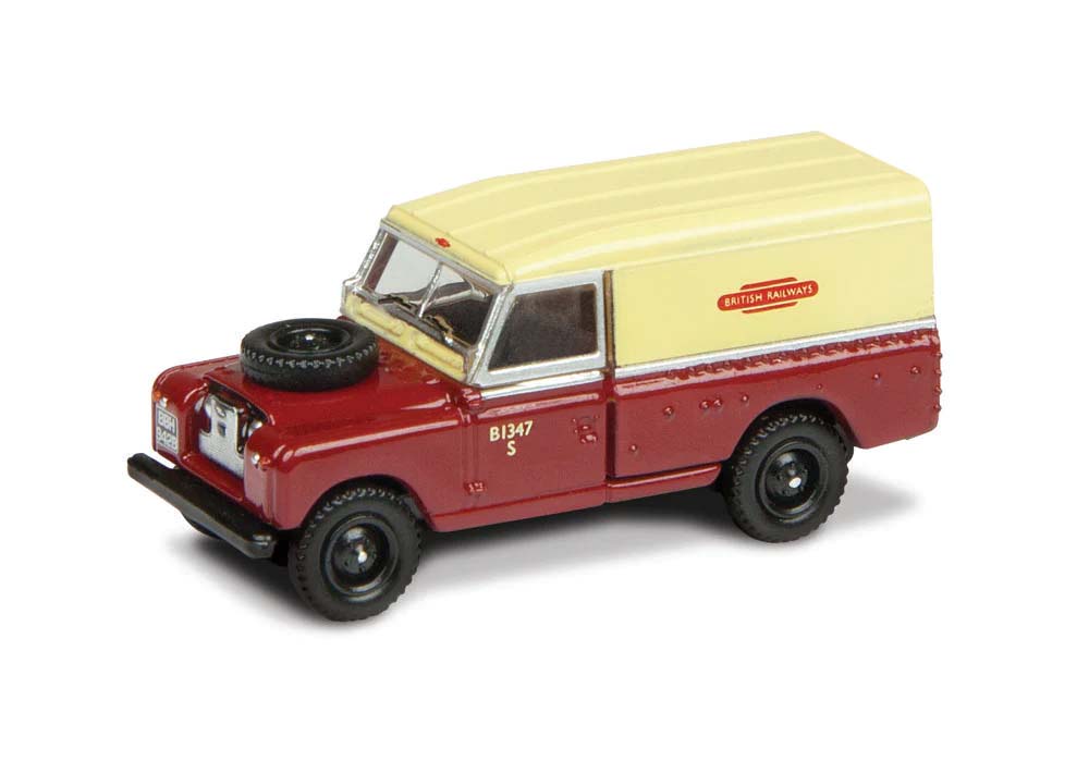 Oxford Diecast Land Rover Series 2 LWB Hard Top British Railways OD120LAN2001