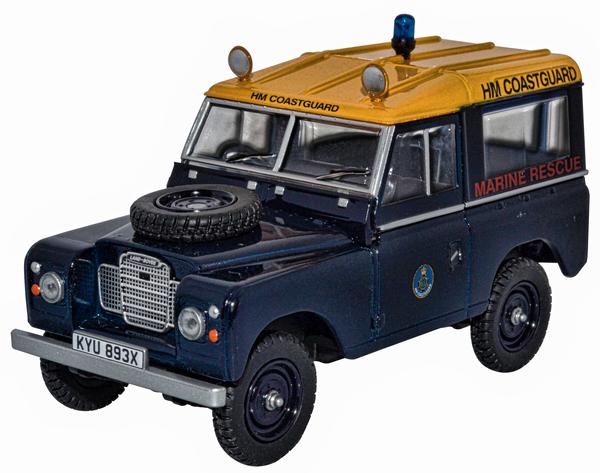Oxford Diecast Land Rover Series III SWB Station Wagon HM Coastguard OD43LR3S007