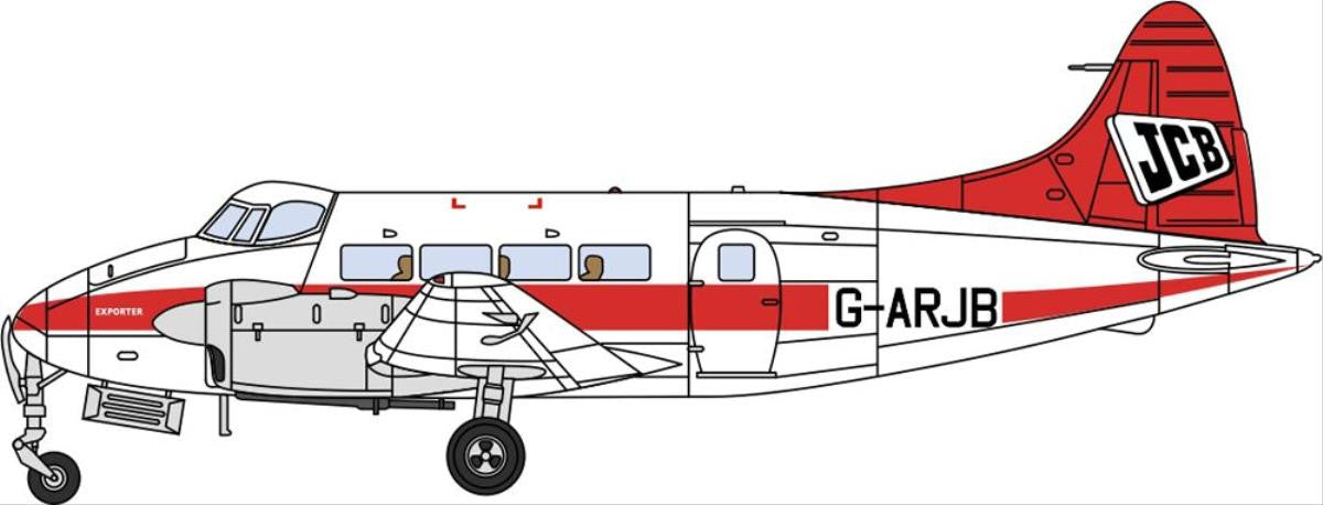 Oxford Aviation DH Dove JCB G-ARJB OD72DV008