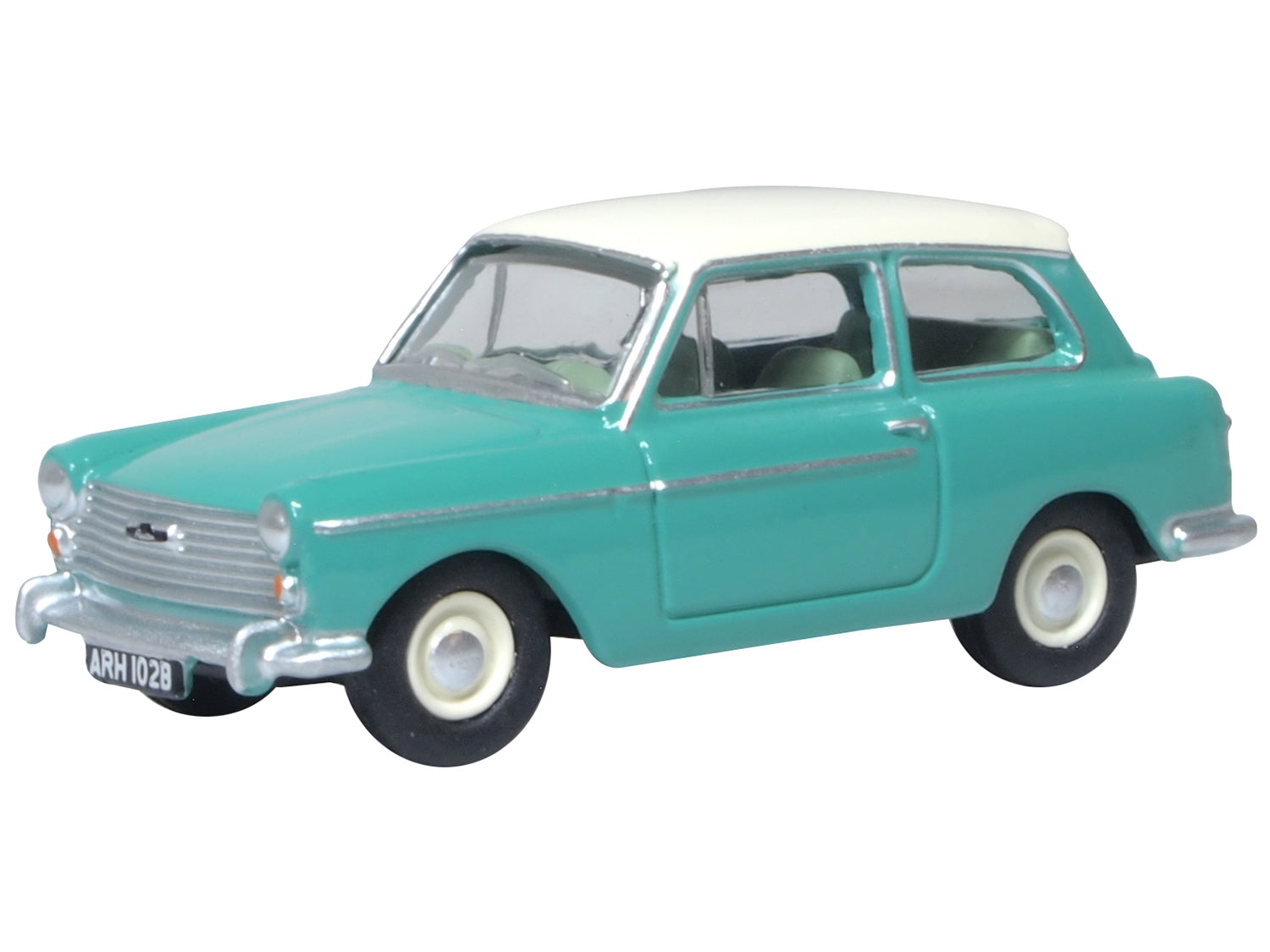 Oxford Diecast Austin A40 MkII Fern Green/Snowberry White OD76AA008