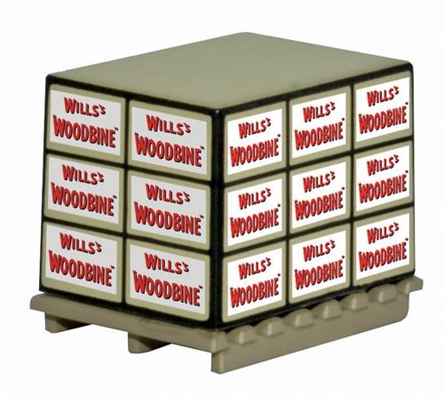 Oxford Diecast Pallet Loads Wills Woodbine (4) OD76ACC005