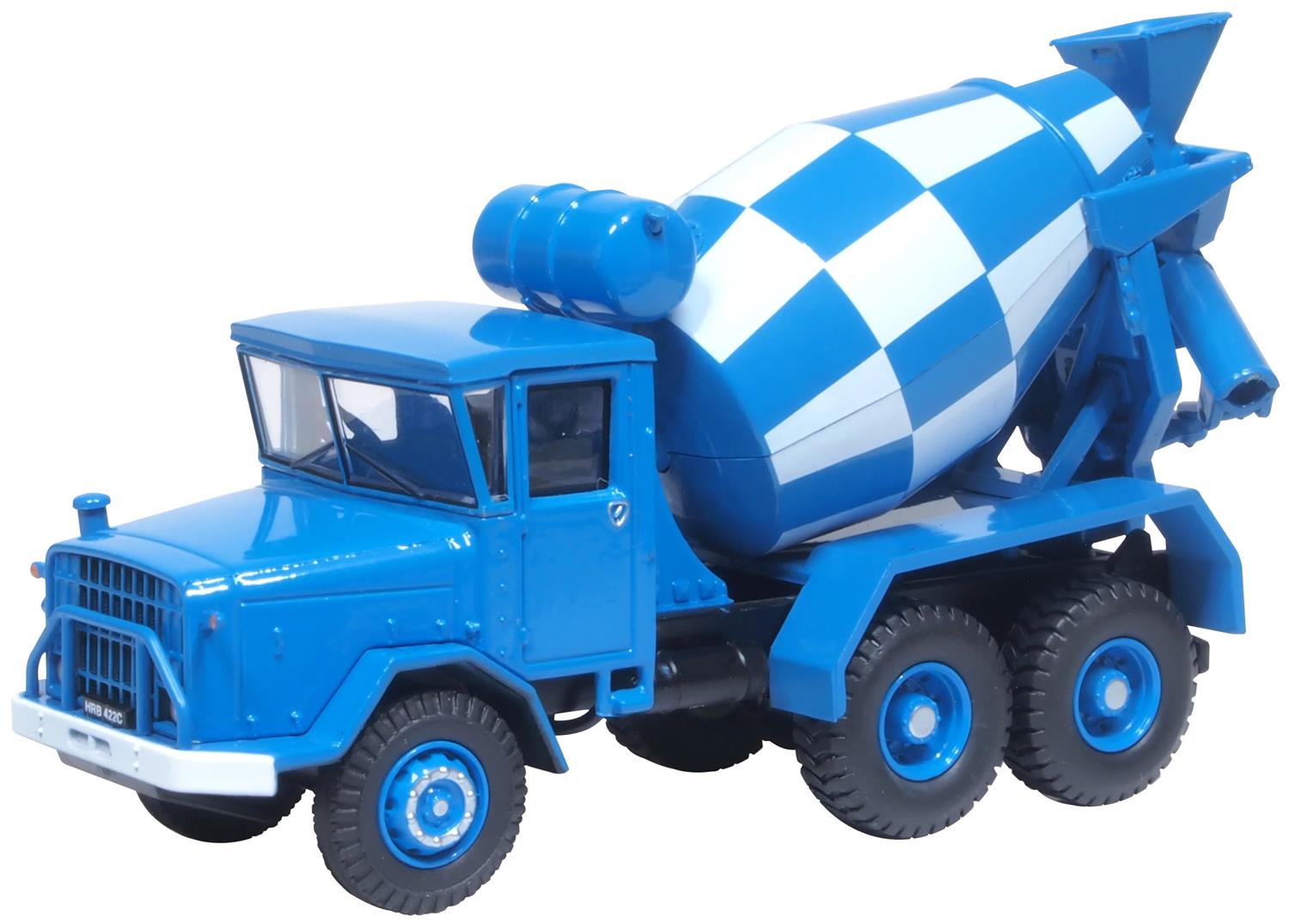 Oxford Diecast AEC 690 Cement Mixer Blue OD76ACM001