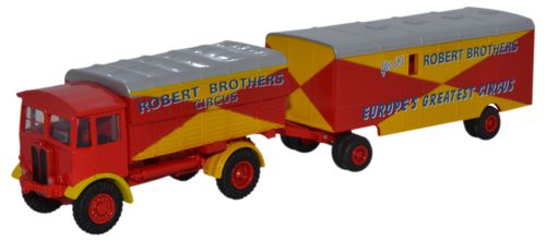 Oxford Diecast AEC Matador and Trailer Robert Brothers OD76AEC019