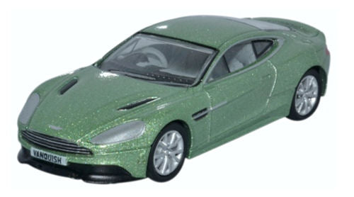 Oxford Diecast Aston Martin Vanquish Coupe Appletree Green OD76AMV001