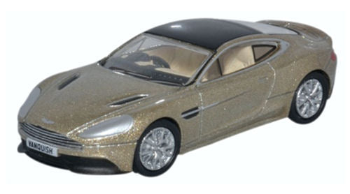 Oxford Diecast Aston Martin Vanquish Coupe Selene Bronze OD76AMV002