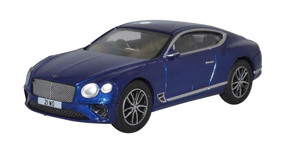 Oxford Diecast Bentley Continental GT Sport Peacock Blue OD76BCGT001