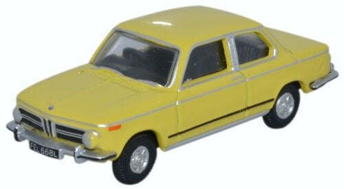 Oxford Diecast BMW 2002 Golf Yellow OD76BM02002