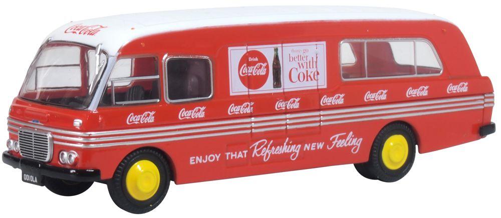 Oxford Diecast BMC Mobile Unit Coca Cola OD76BMC005CC