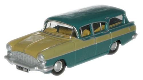 Oxford Diecast Vauxhall Cresta Friary Estate Glade Green/Honey Gold OD76CFE005