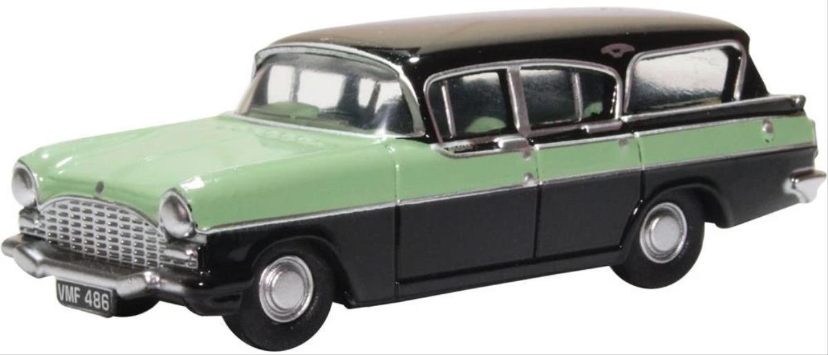 Oxford Diecast Vauxhall Cresta Friary Estate Versailles Green/Black OD76CFE008