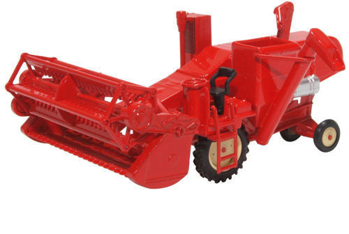 Oxford Diecast Combine Harvester Red OD76CHV001