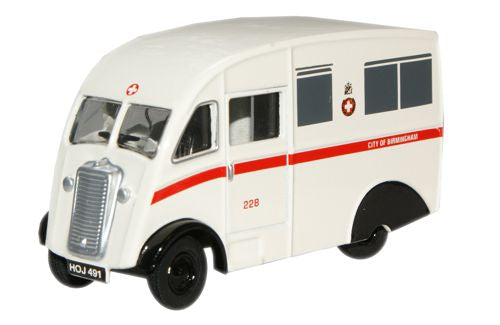 Oxford Diecast Commer Q25 City Of Birmingham Ambulance OD76CM007