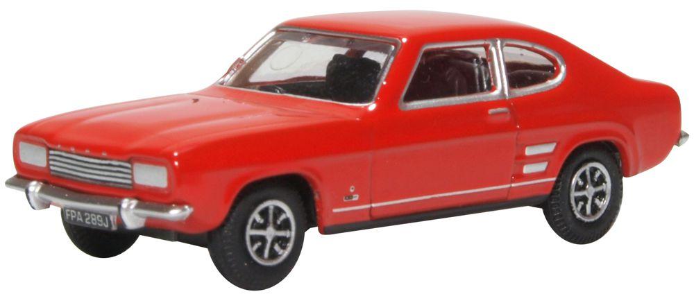 Oxford Diecast Ford Capri Mk1 Sunset Red OD76CP002