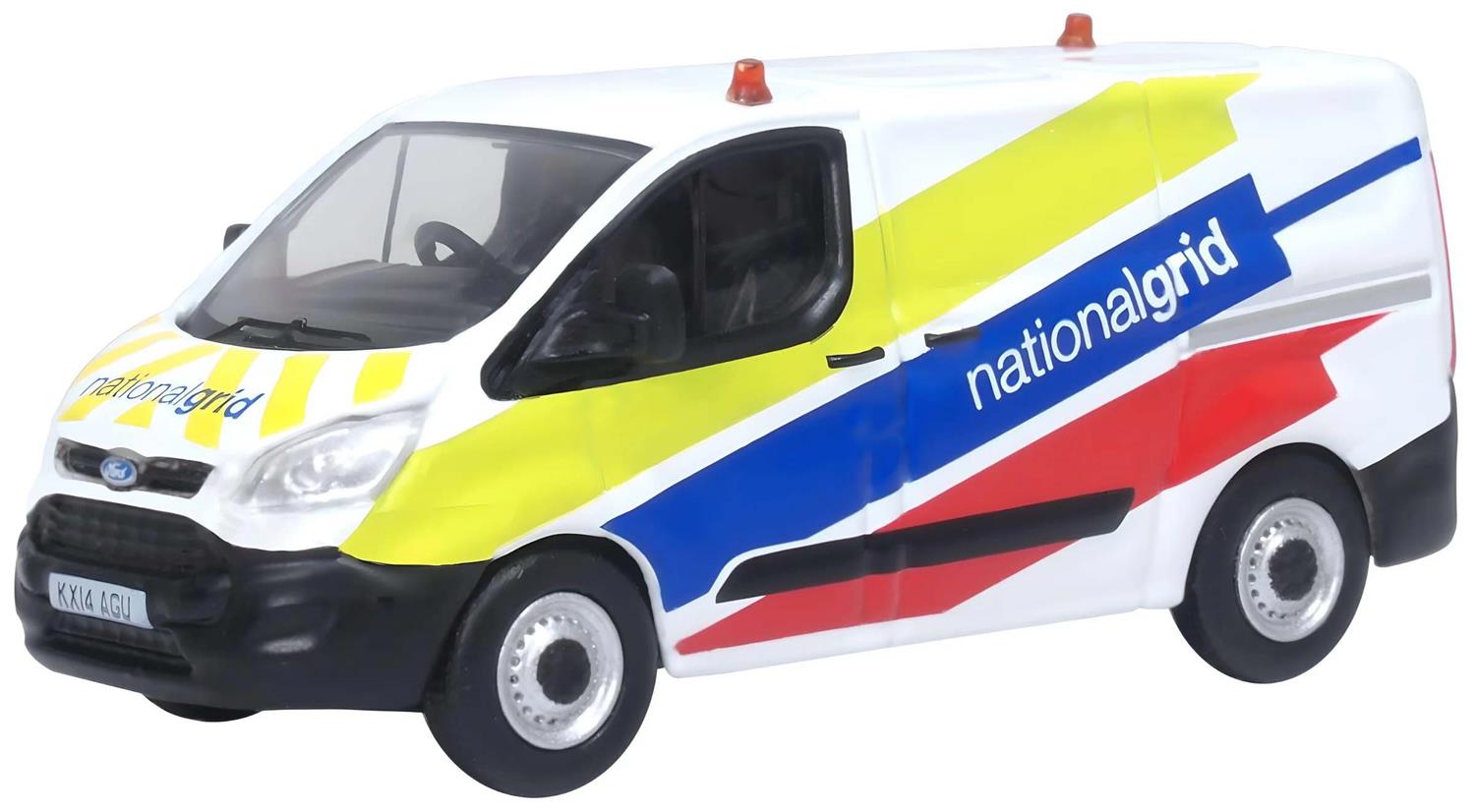 Oxford Diecast Ford Transit Custom National Grid OD76CUS004