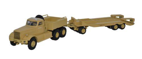 Oxford Diecast Diamond T980 Tank Transporter TRC Western Desert 1942 OD76DT001