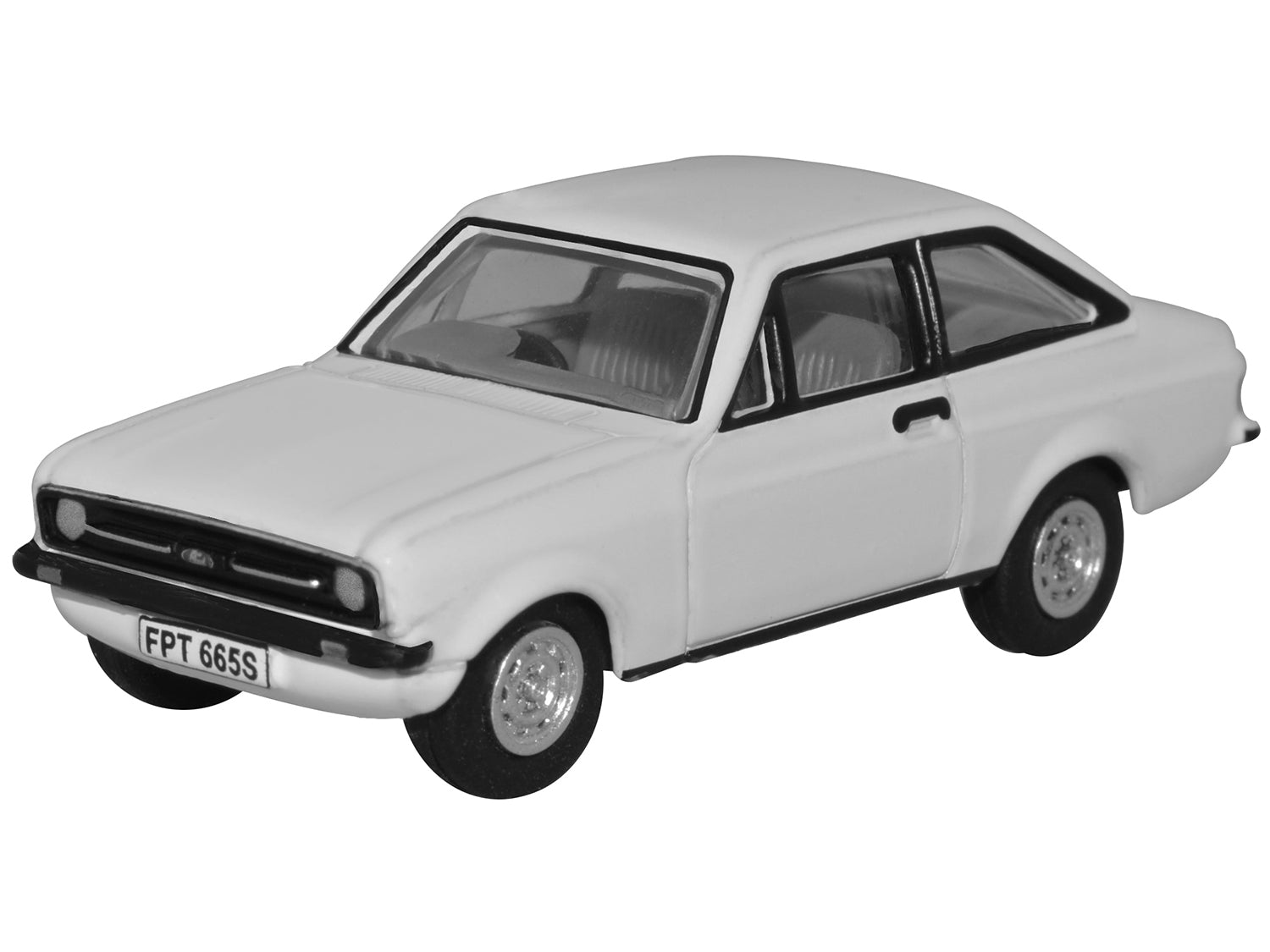 Oxford Diecast Ford Escort Mk2 Diamond White OD76ESC003