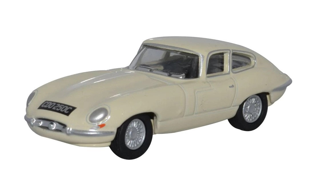 Oxford Diecast Jaguar E Type Coupe Old English White OD76ETYP004